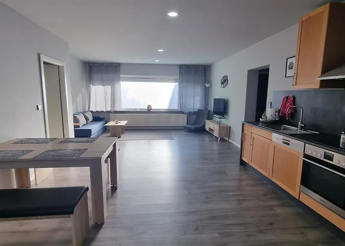 Gemuetliche Mit 1 Schlafzimmer, Wohnzimmer Mit Schlafcouch & Voll Ausgestattete Kueche Apartamento Rauschenberg